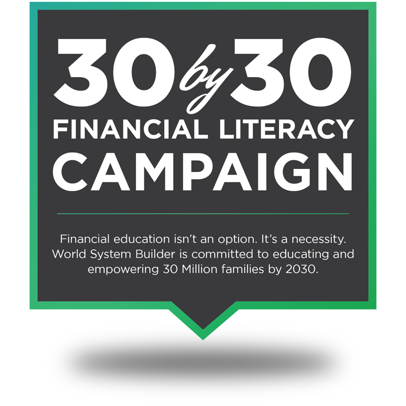 30 by 30 Financial Literacy Campaign promotional graphic