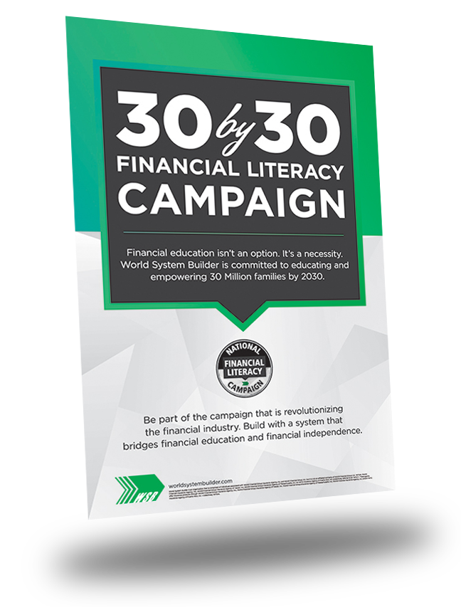 30 by 30 Financial Literacy Campaign promotional graphic